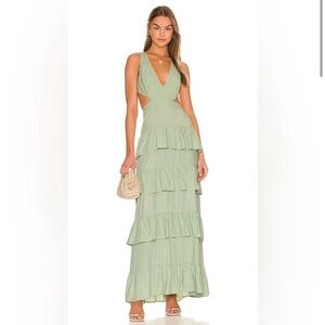 NWT Line & Dot Christy Gown sage size M